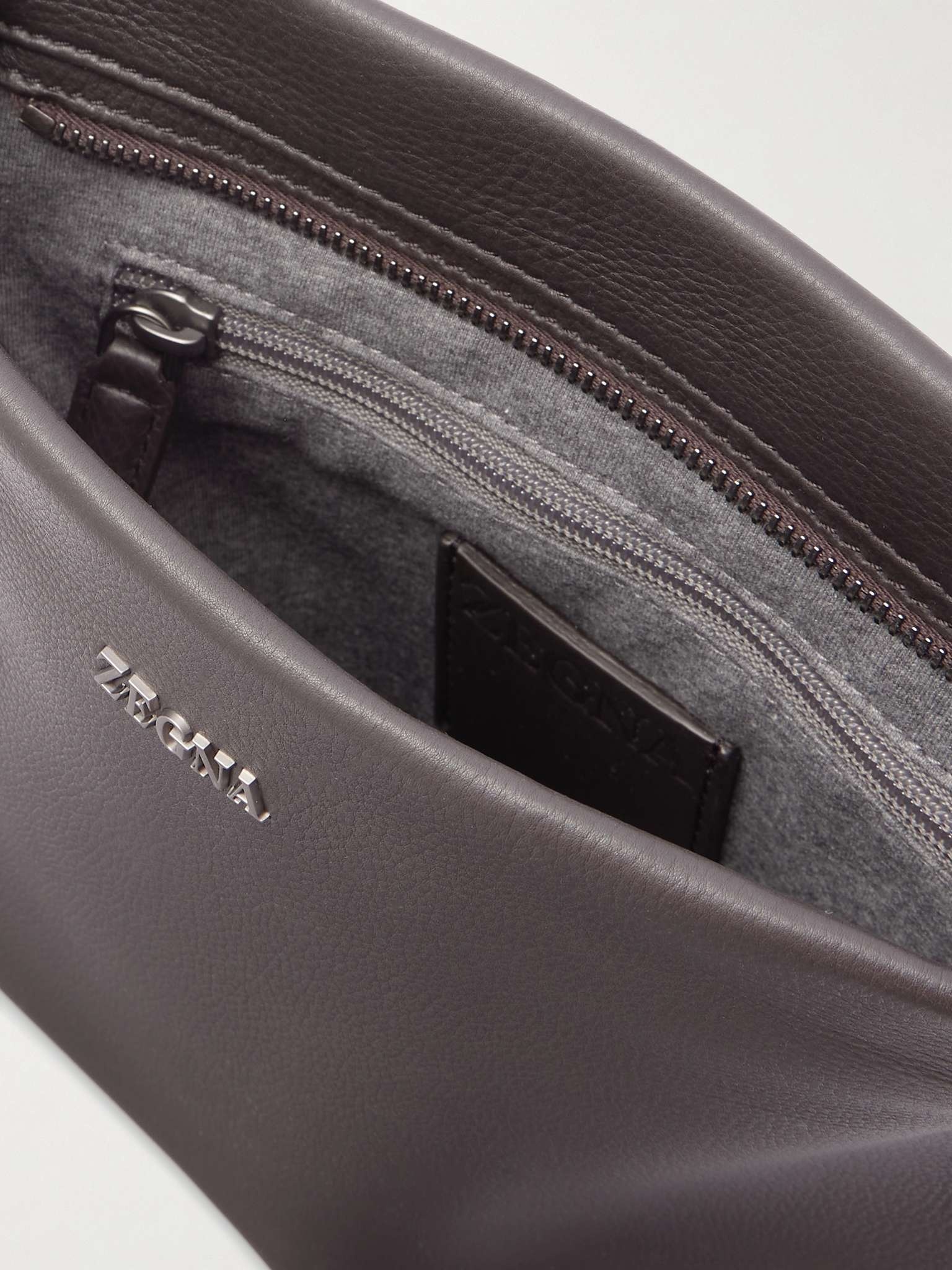 SECONDSKIN Leather Messenger Bag - 3