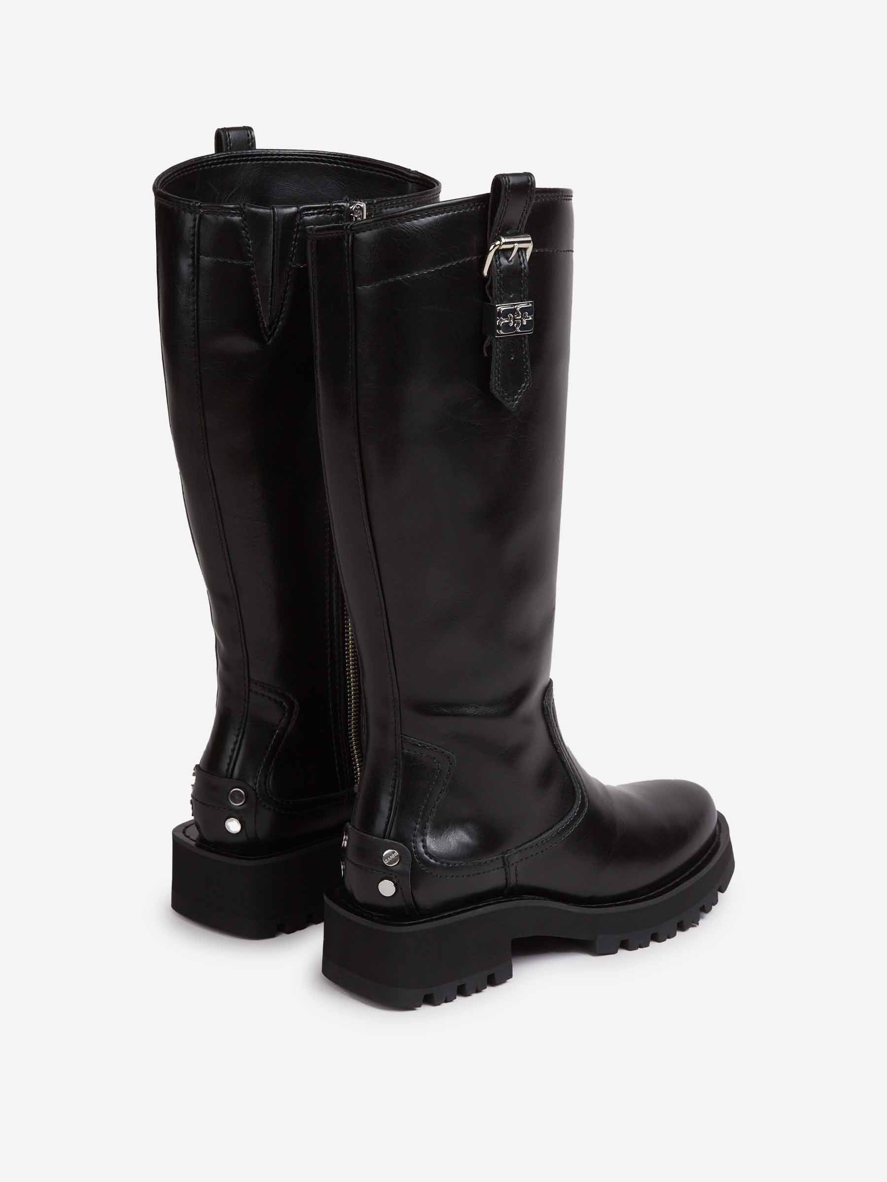 HIGH BOOTS WITH BUCKLE - 3