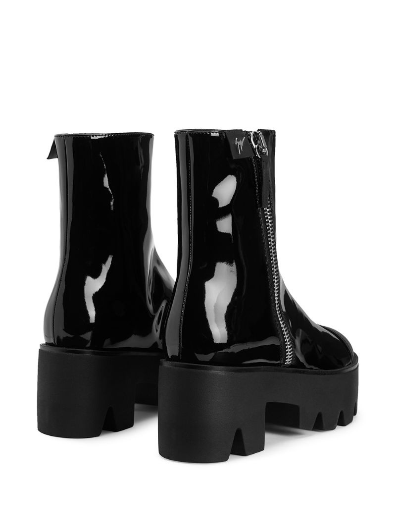 Juliett patent-effect boots - 3