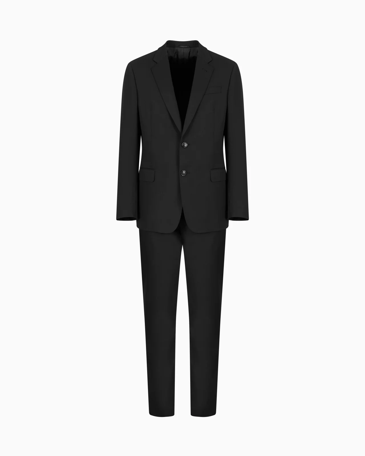 Single-breasted, water-repellent wool suit from the Soft line - 1