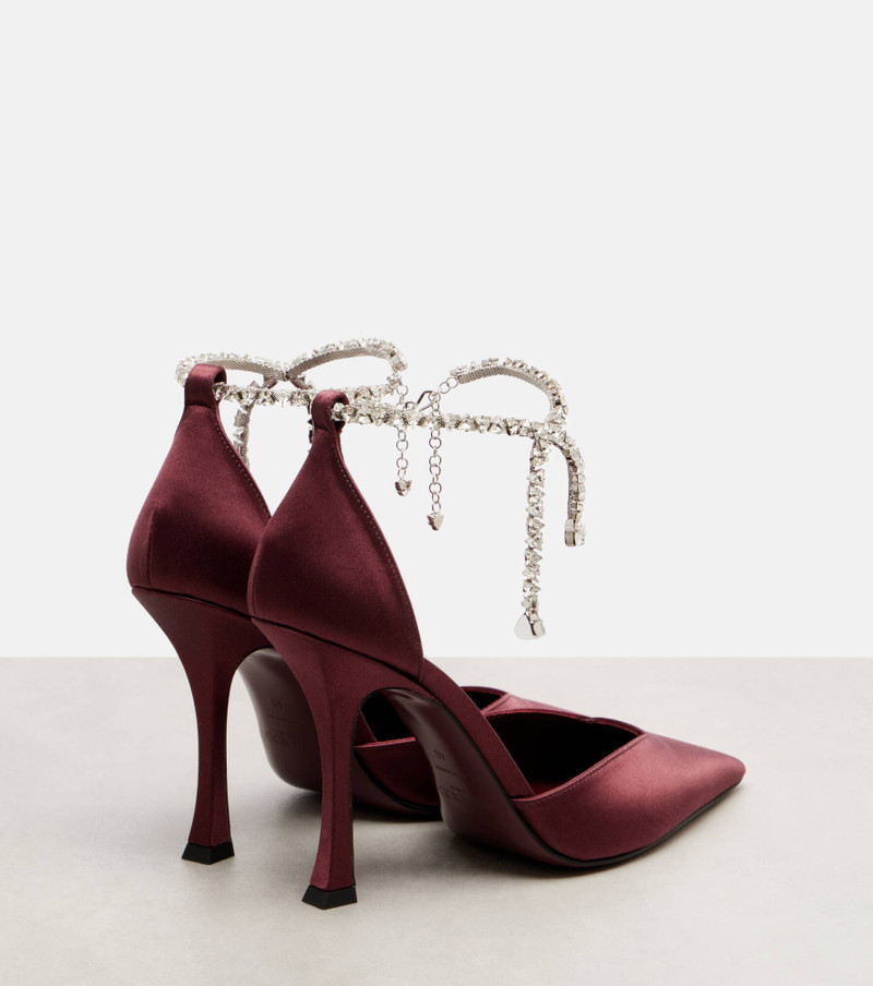 Stevie 100 embellished satin pumps 2