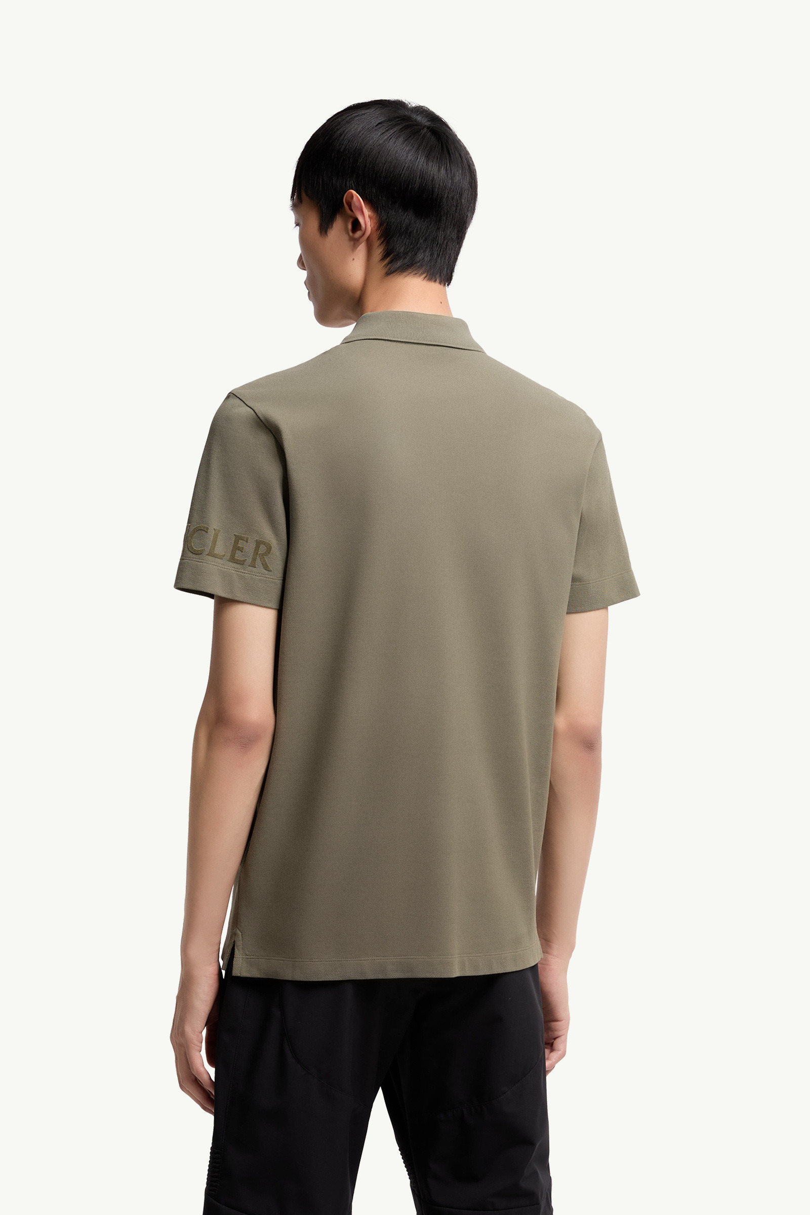 Logo Cotton Piquet Polo Shirt - 5