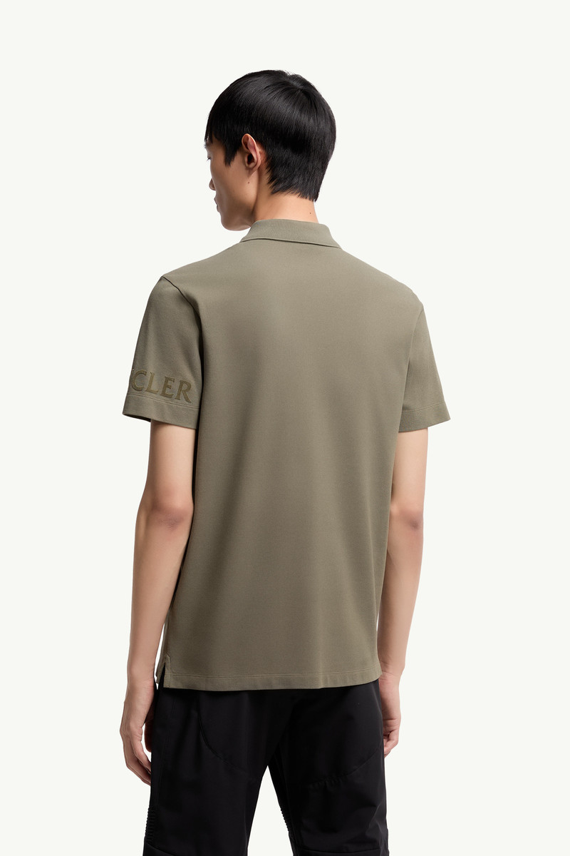 Logo Cotton Piquet Polo Shirt 5