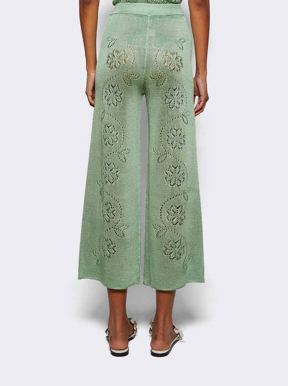 Vine Floral Pant Sage - 5