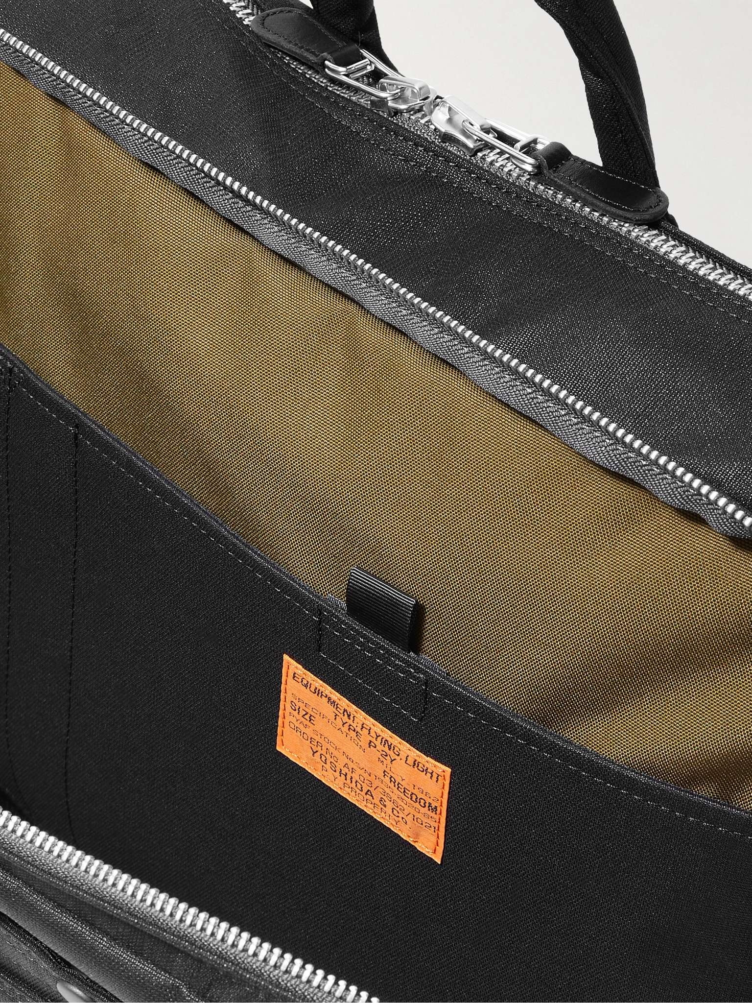 Flying Ace 3Way Webbing-Trimmed Nylon Briefcase - 3