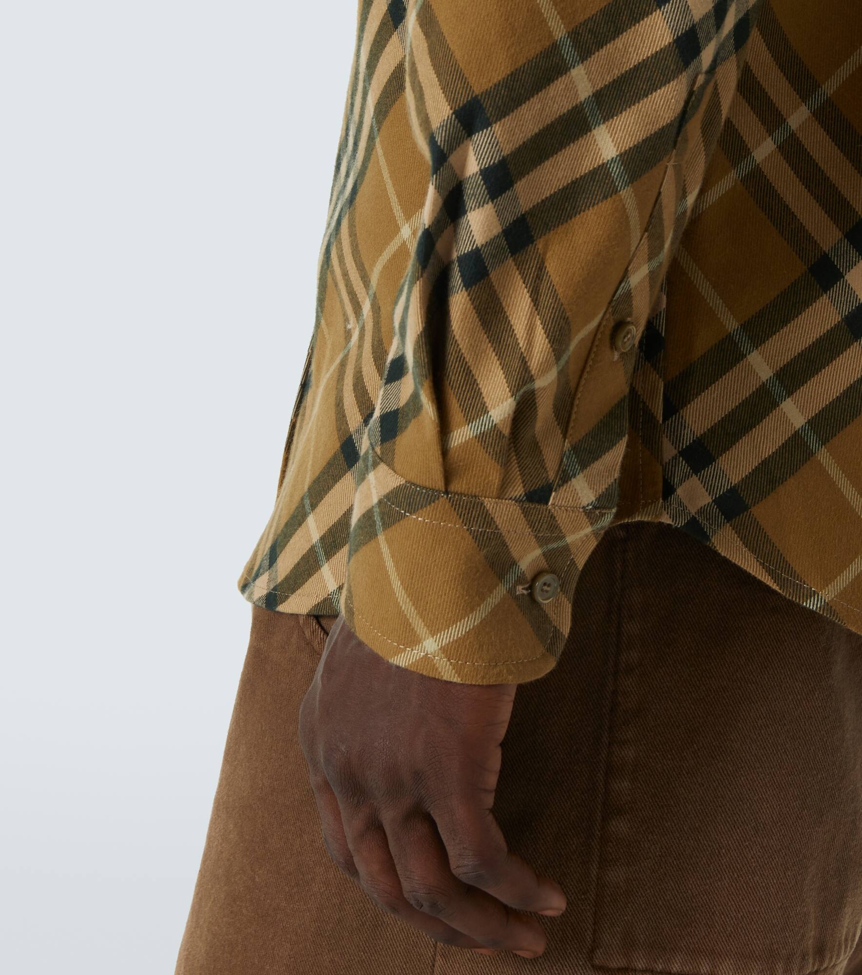 Burberry Check cotton twill T-shirt - 6
