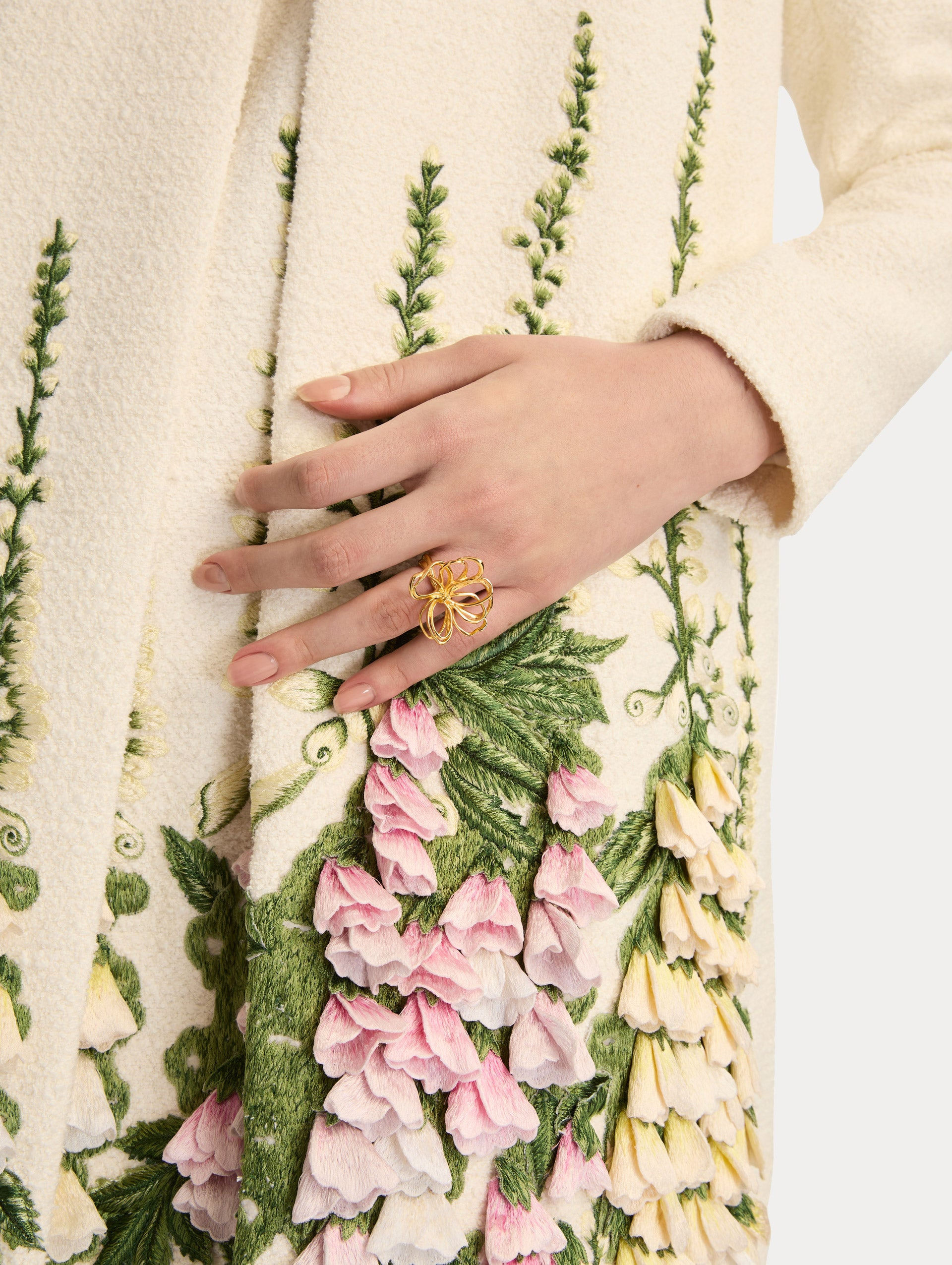 THREADED FLOWER RING - 2