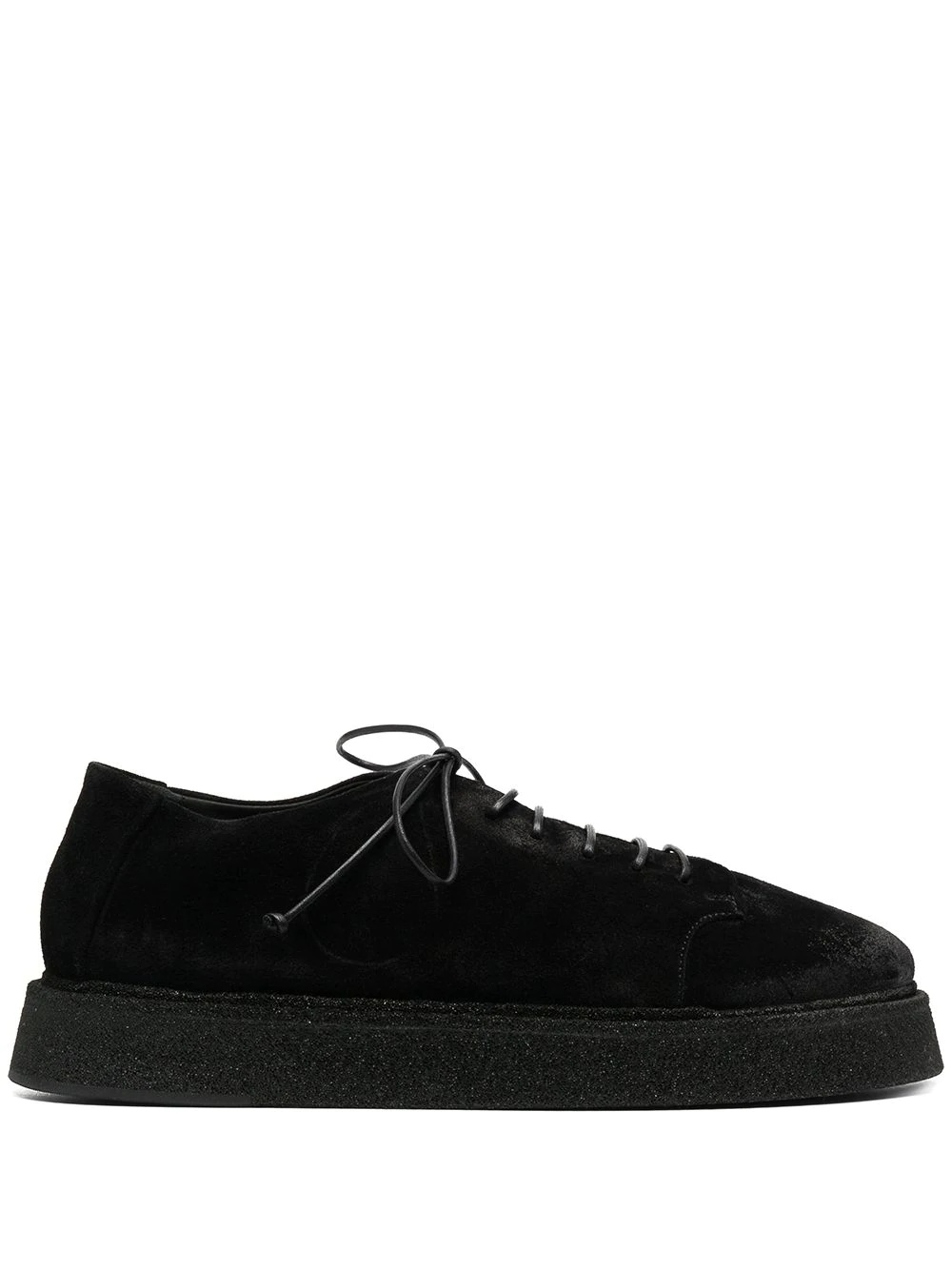 lace-up suede shoes - 1