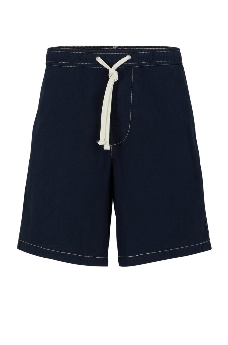 REGULAR-FIT SHORTS IN PAPER-TOUCH STRETCH COTTON 1