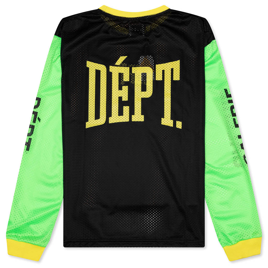 SPORT ELEGANT L/S - BLACK/GREEN/YELLOW - 2