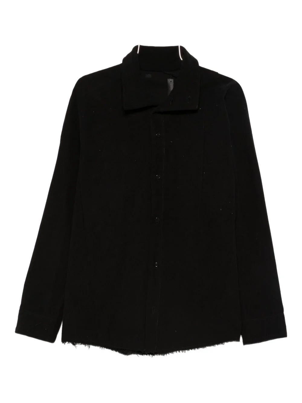 frayed-hem shirt - 1
