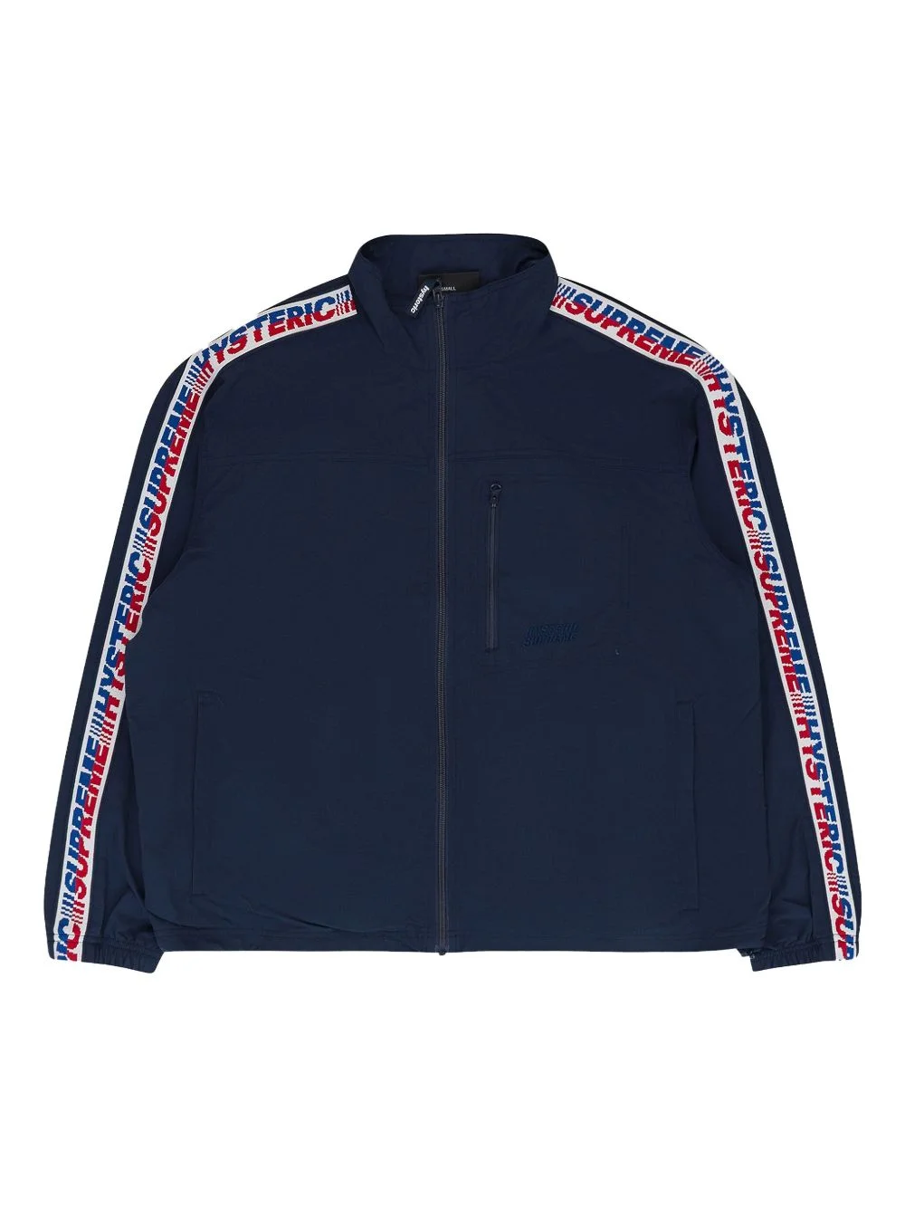 x Hysteric Glamour logo-tape track jacket - 1