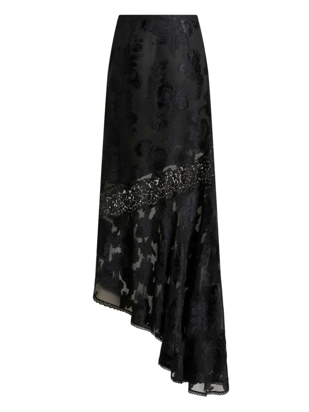 fil-coupé chiffon maxi skirt - 7