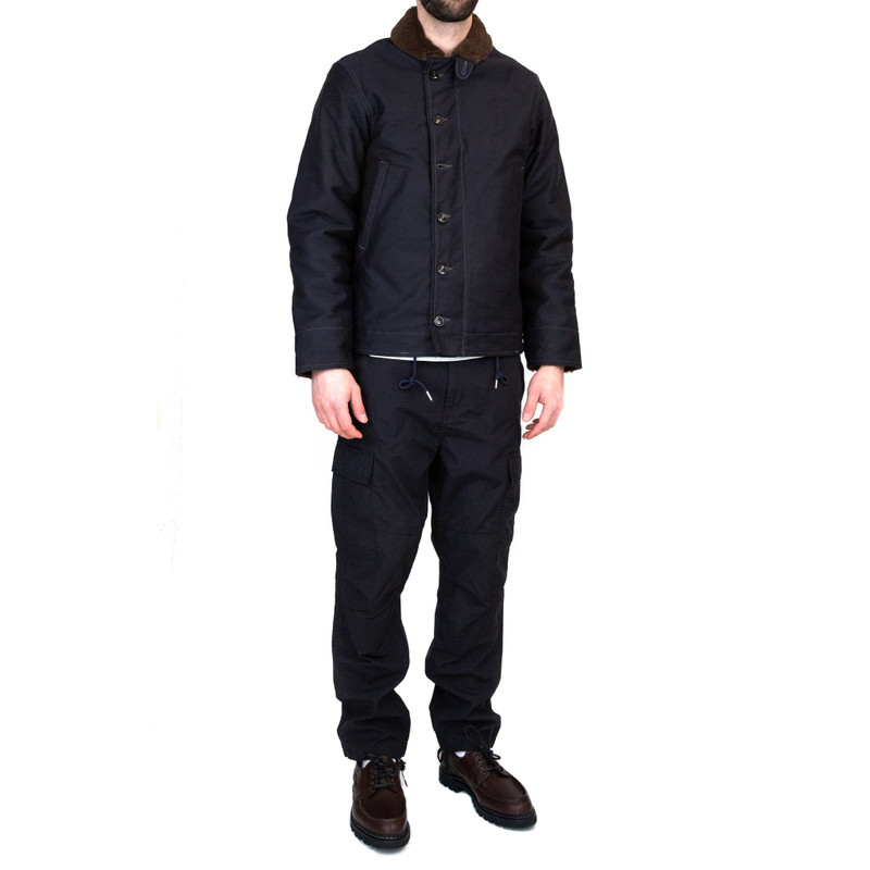 The Real McCoys MJ14109 N-1 Deck Jacket (Navy) outlook