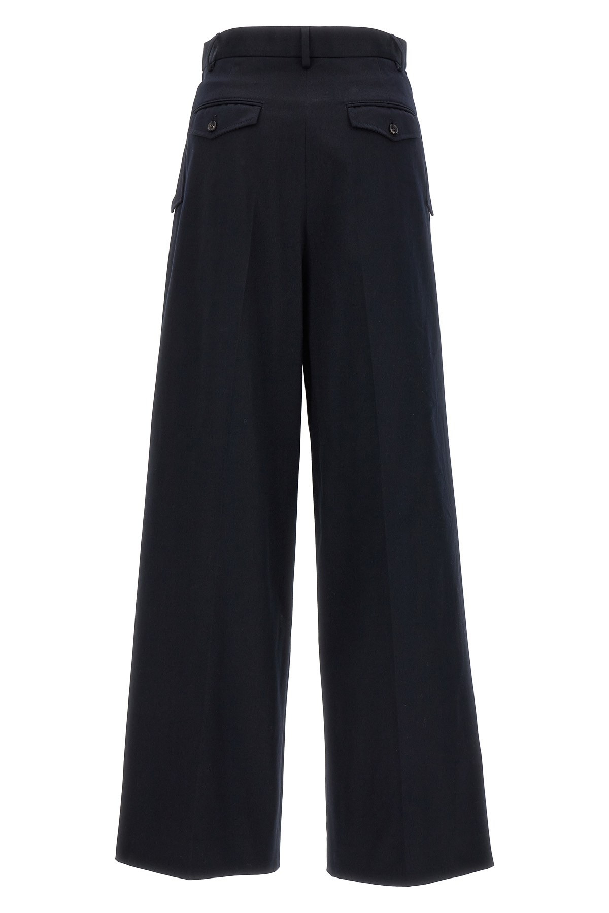 Loose leg front pleat pants - 2