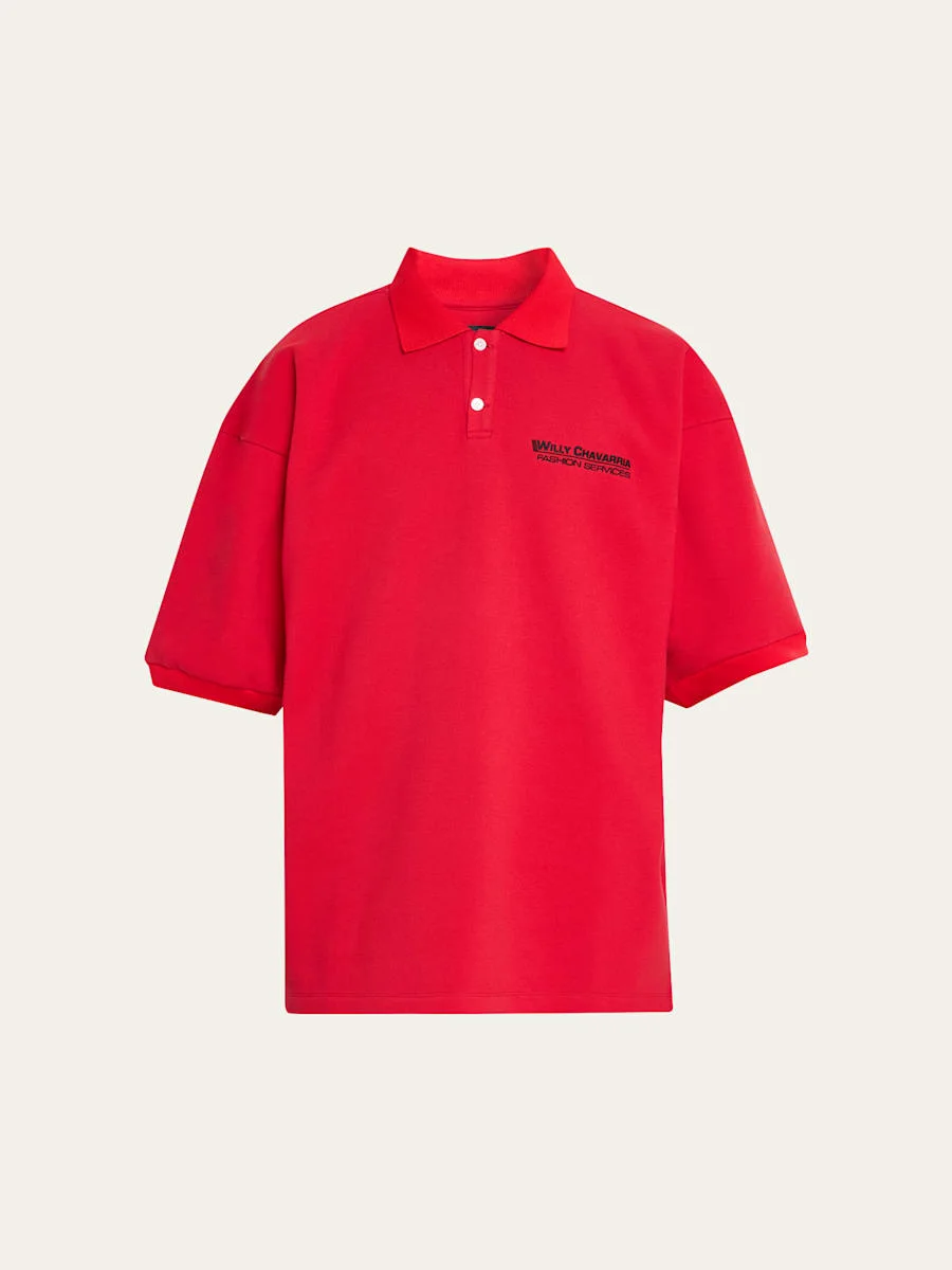 Men's Football Structured Cotton Polo Shirt - 1