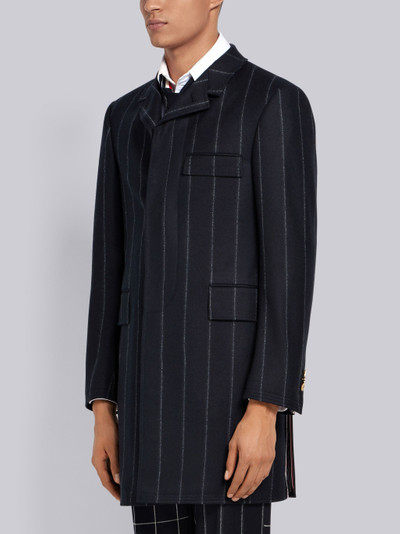 Thom Browne Shadow Stripe Chesterfield outlook