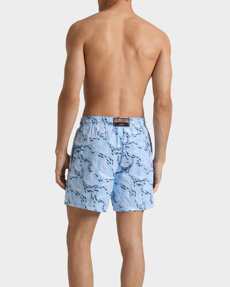 MEN EMBROIDERED SWIM TRUNKS WHALES OFFSET - LIMITED EDITION 3