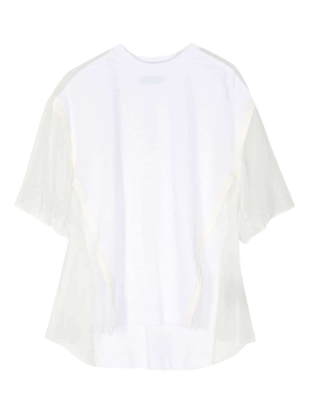 layered cotton T-shirt - 2