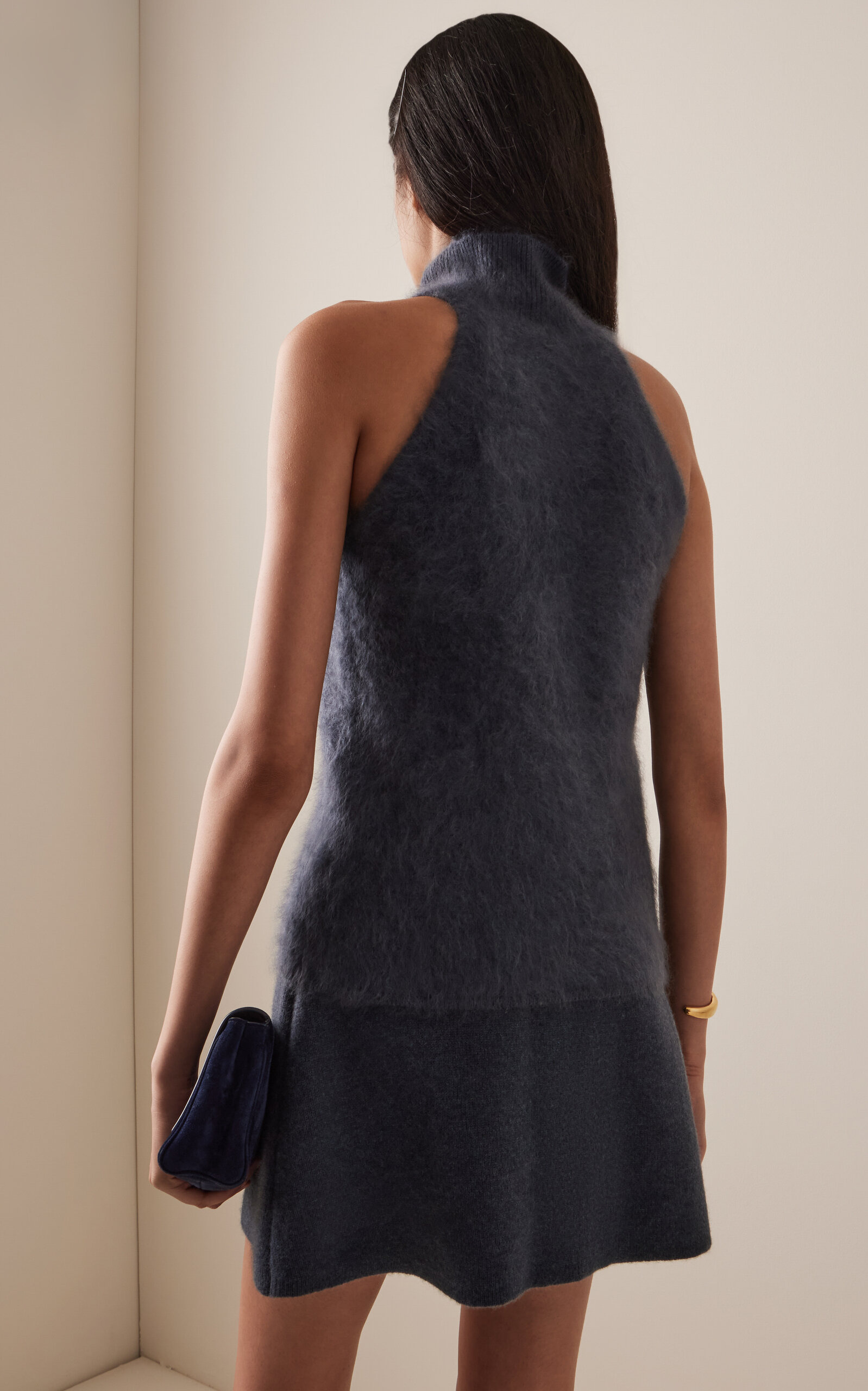 Leya Cashmere Top blue - 4
