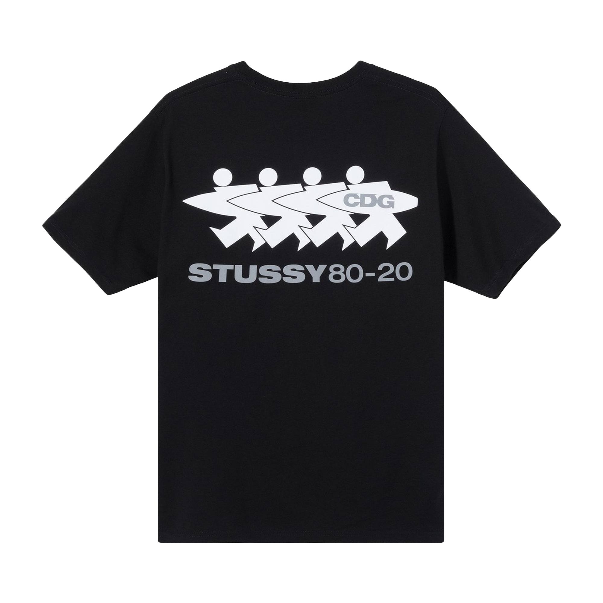 Stussy x Comme des Garçons Surfman T-Shirt 'Black' - 2