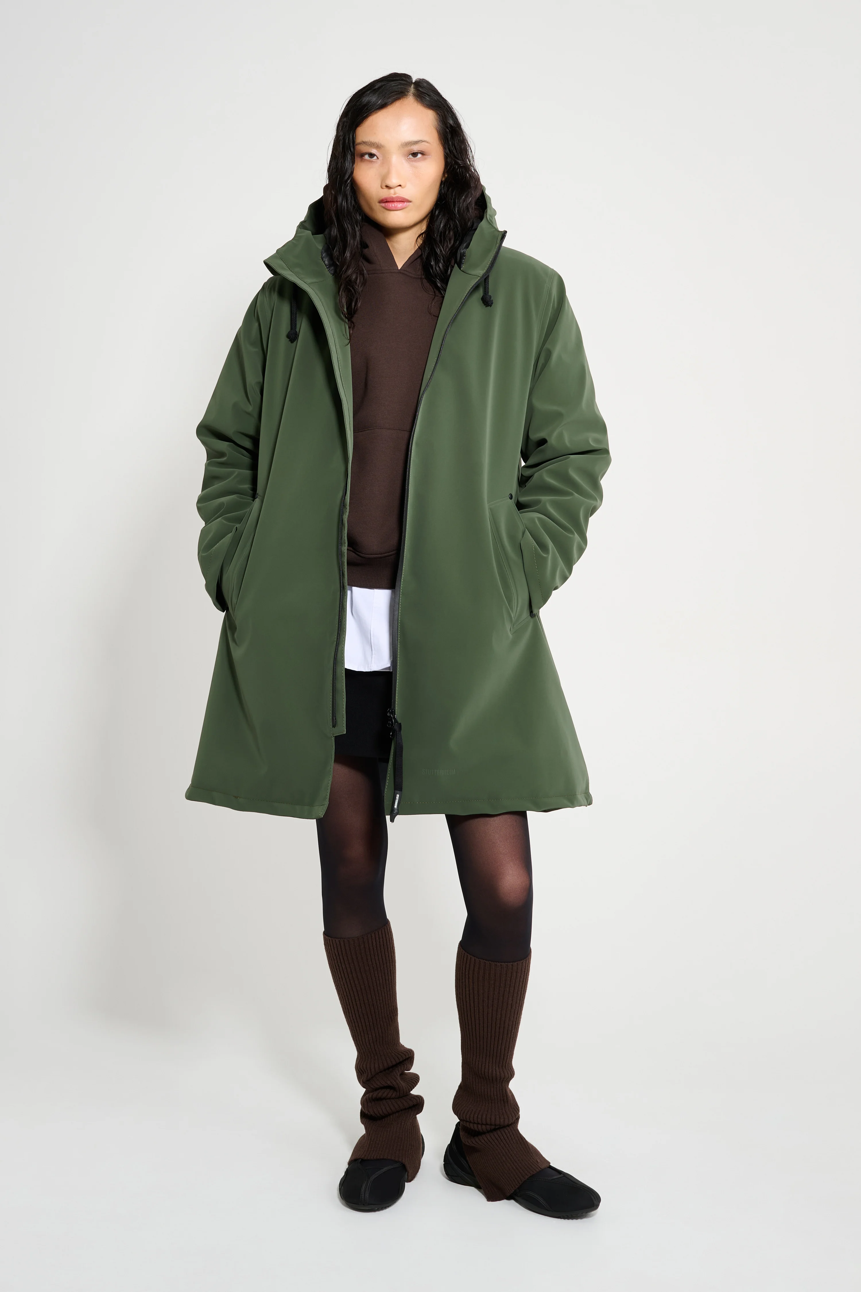 Mosebacke Matte Winter Coat Green - 1