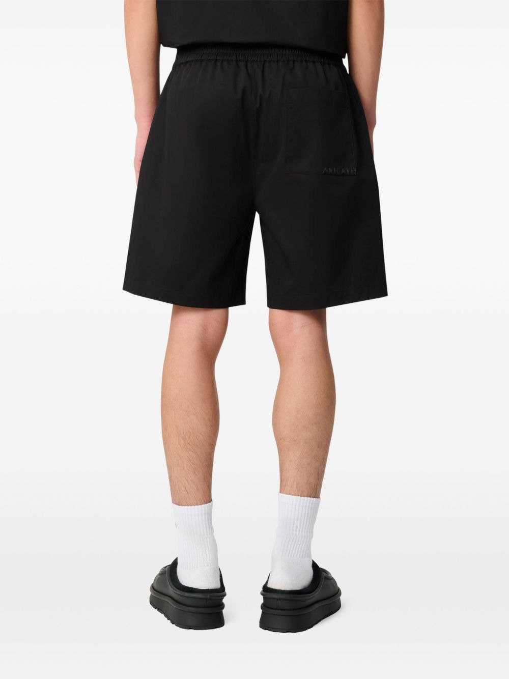 Nova elastic-waist cotton shorts - 4