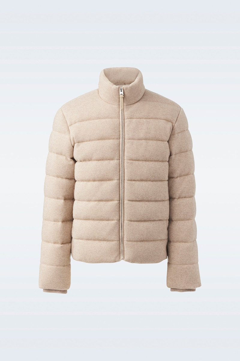 SCOTT Light down jacket with cashmere blend shell 1