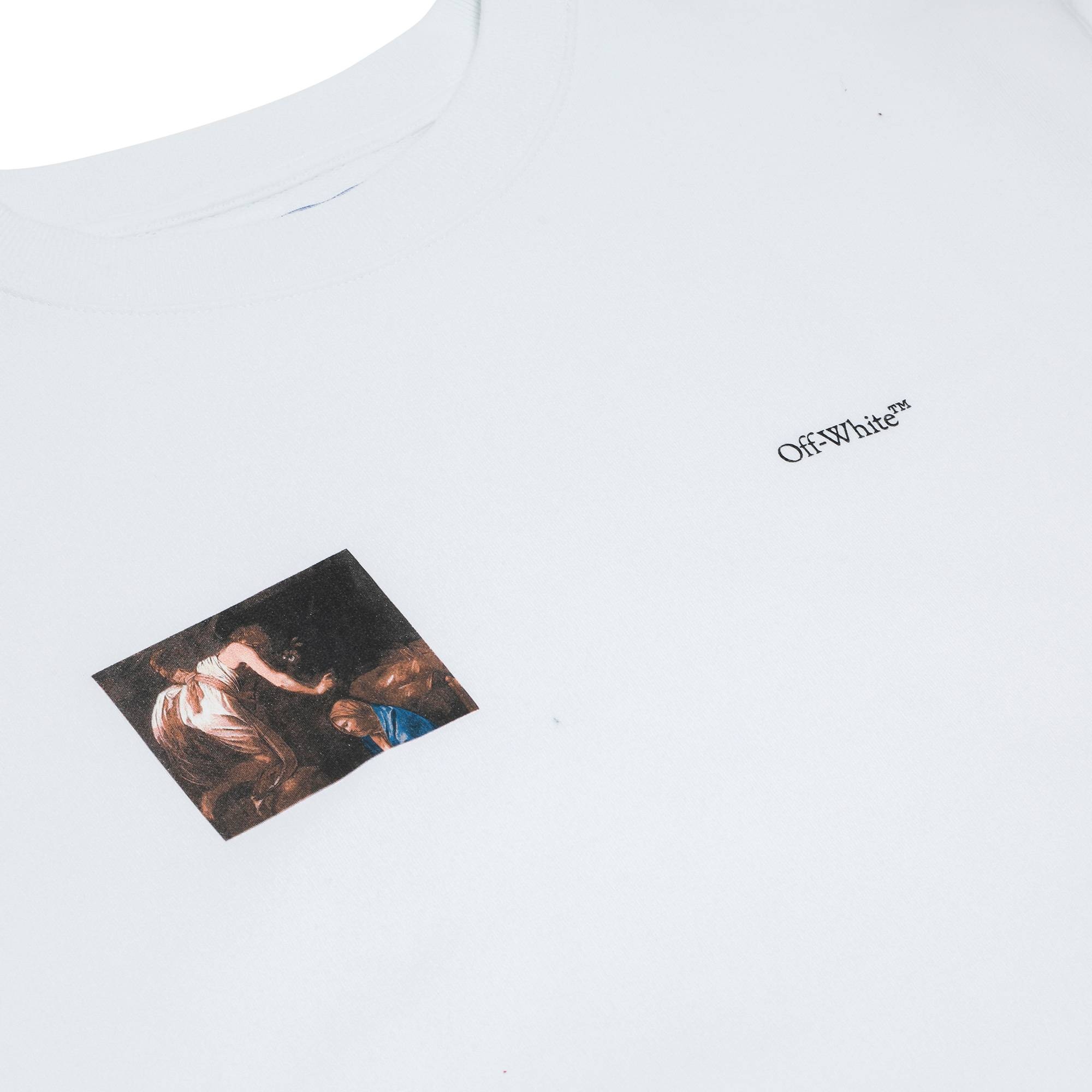 Off-White Caravag Angel Slim Crewneck 'Black' - 3
