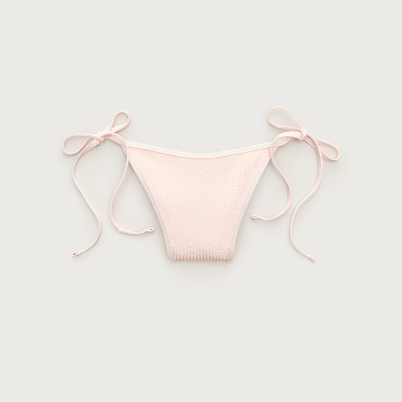 Cheeky scrunchie string bikini bottom 1