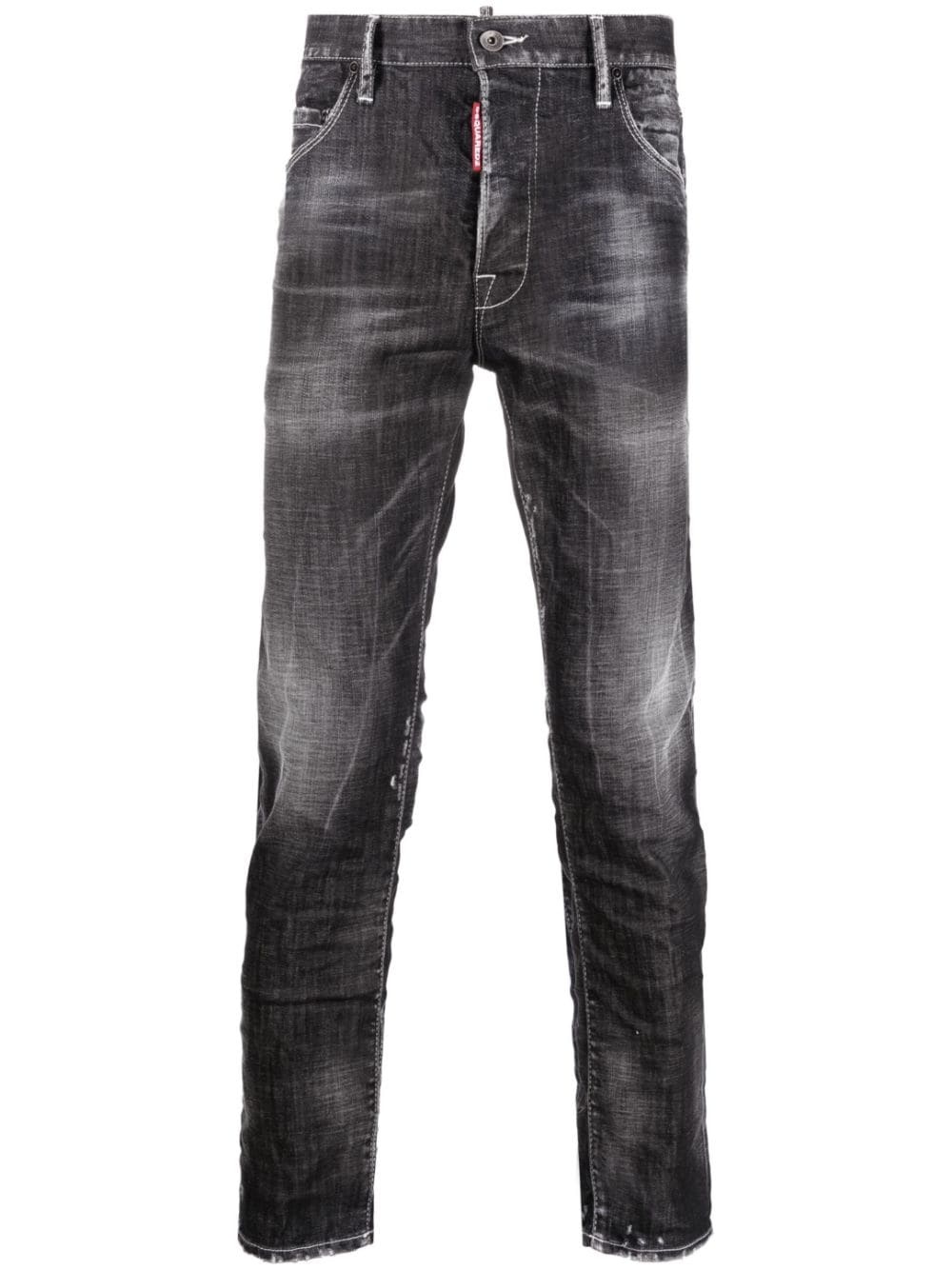 slim-fit straight-leg jeans - 1