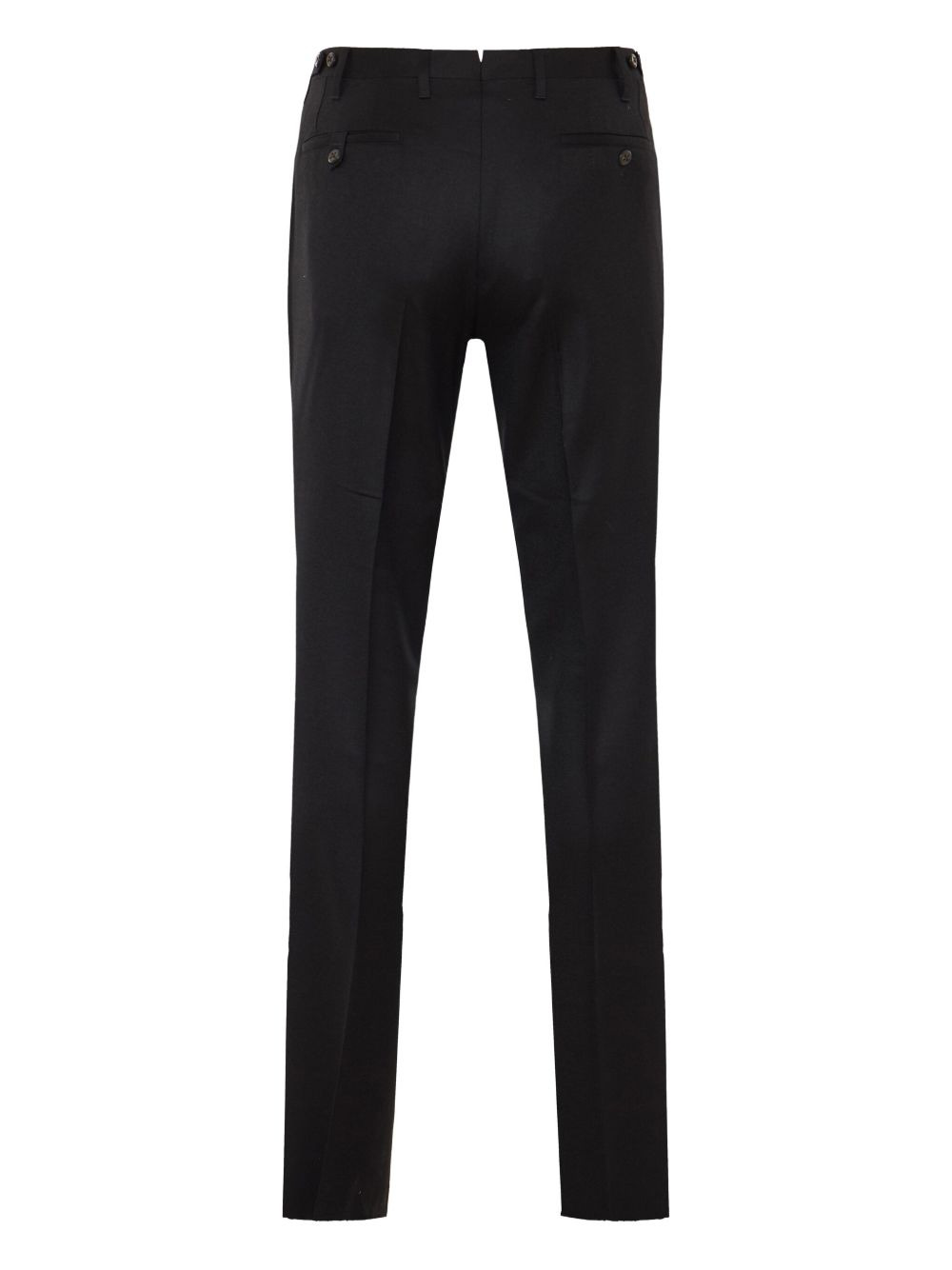 raw-edge wool trousers - 2
