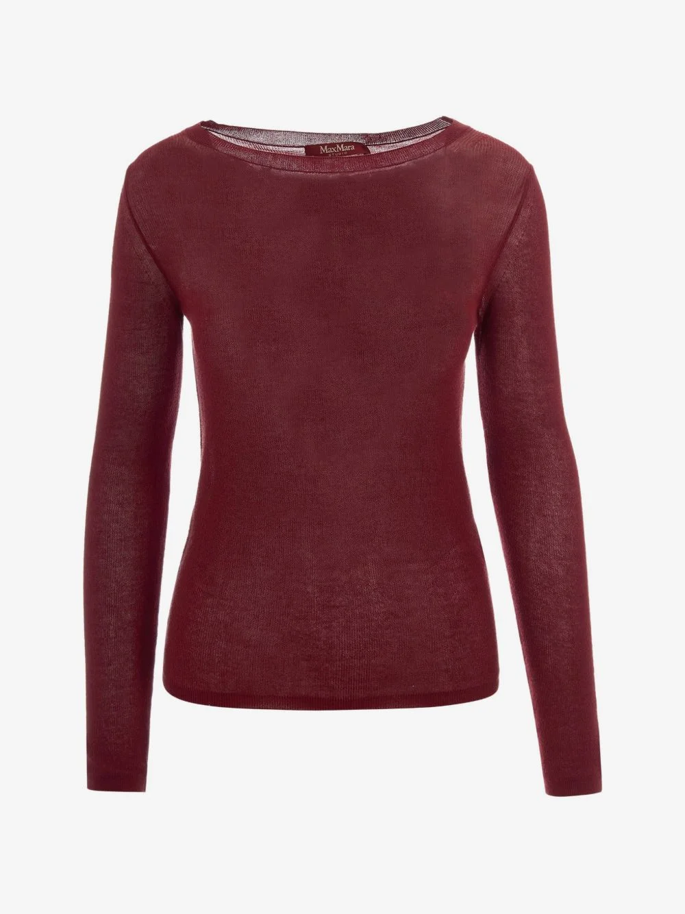 fine-knit long-sleeve sweater - 1