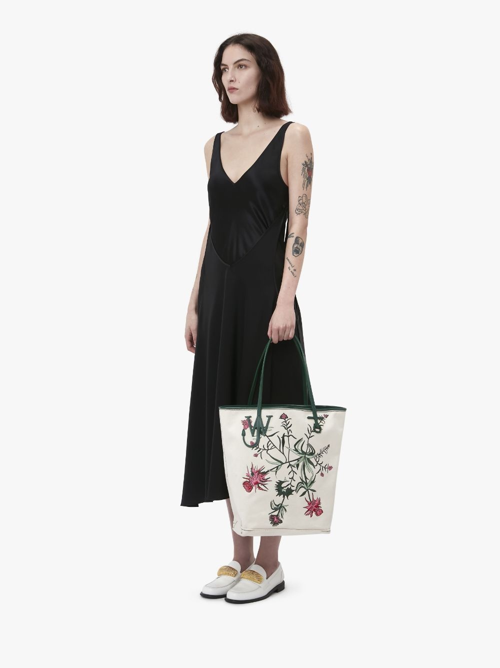 TALL ANCHOR TOTE - CANVAS TOTE BAG - 5