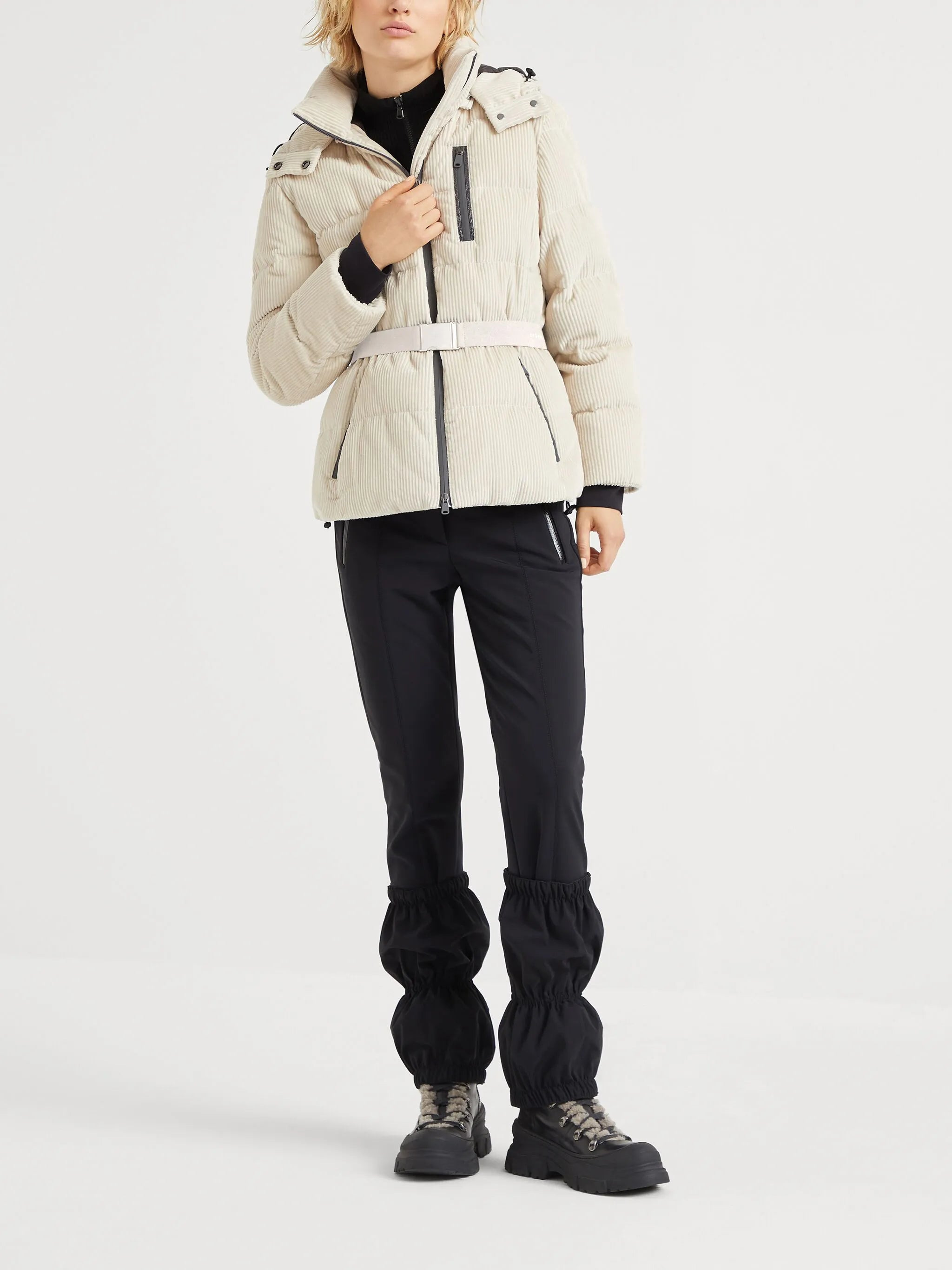 Brunello Cucinelli Hooded Ribbed Knit Sweater - 2