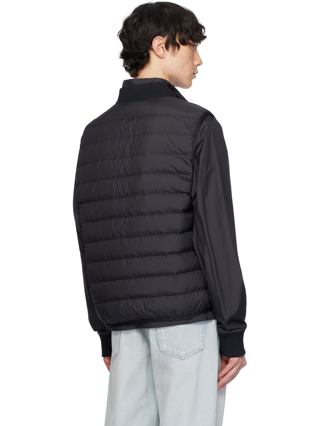 Black Verney 3-in-1 Short Jacket & Down Vest Set - 3