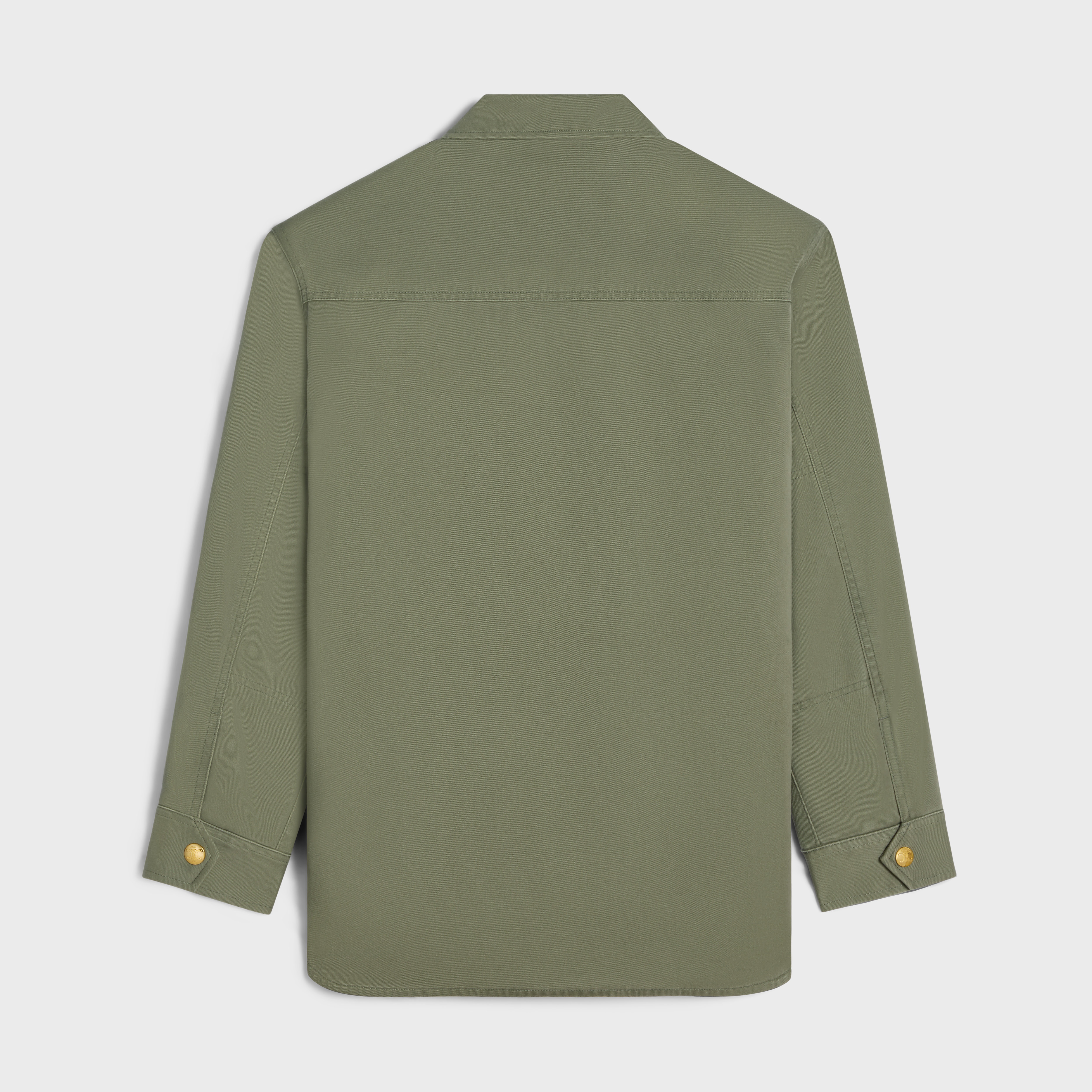 overshirt in technical cotton - 2