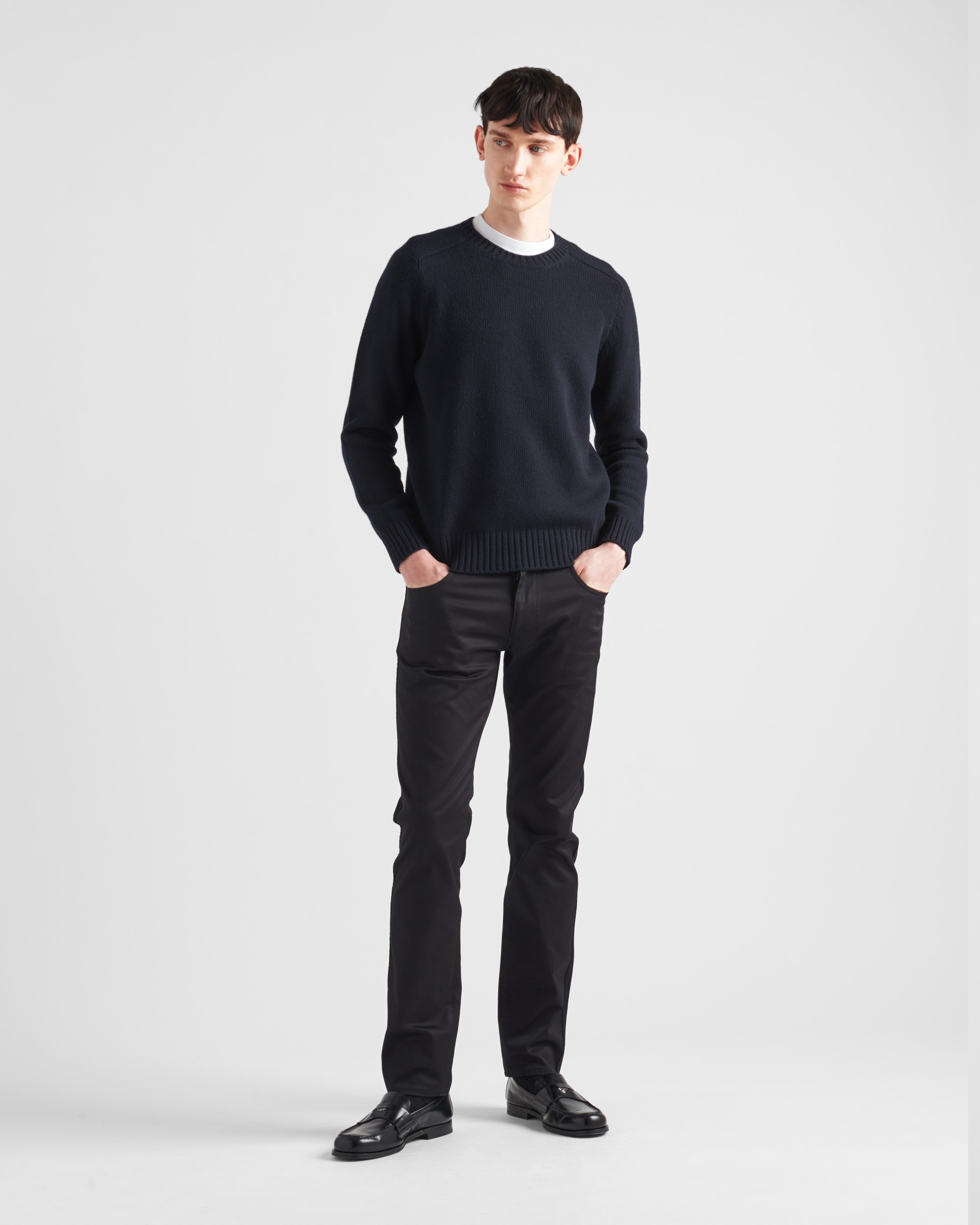 Five-pocket stretch drill pants - 2