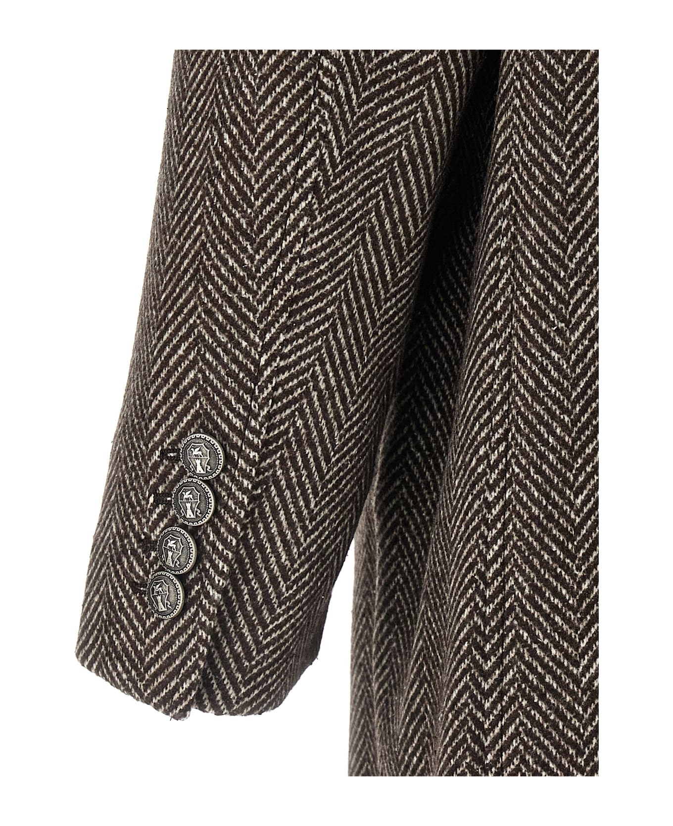 Single-breasted Cashmere Coat - 4