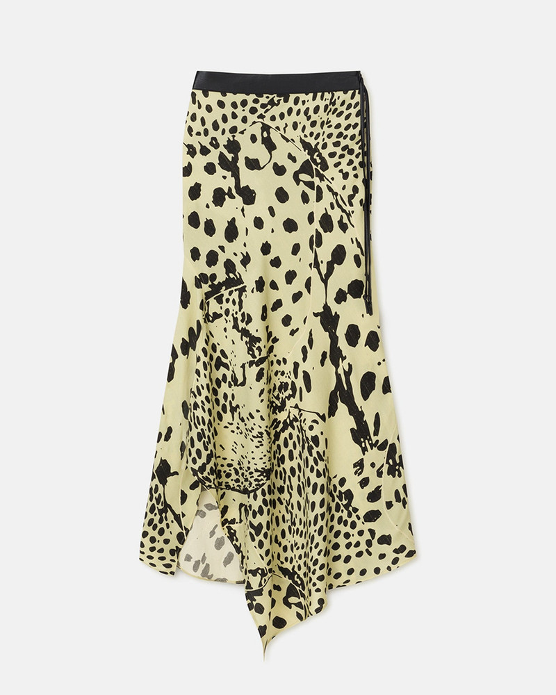 Printed Georgette Maxi Skirt 1