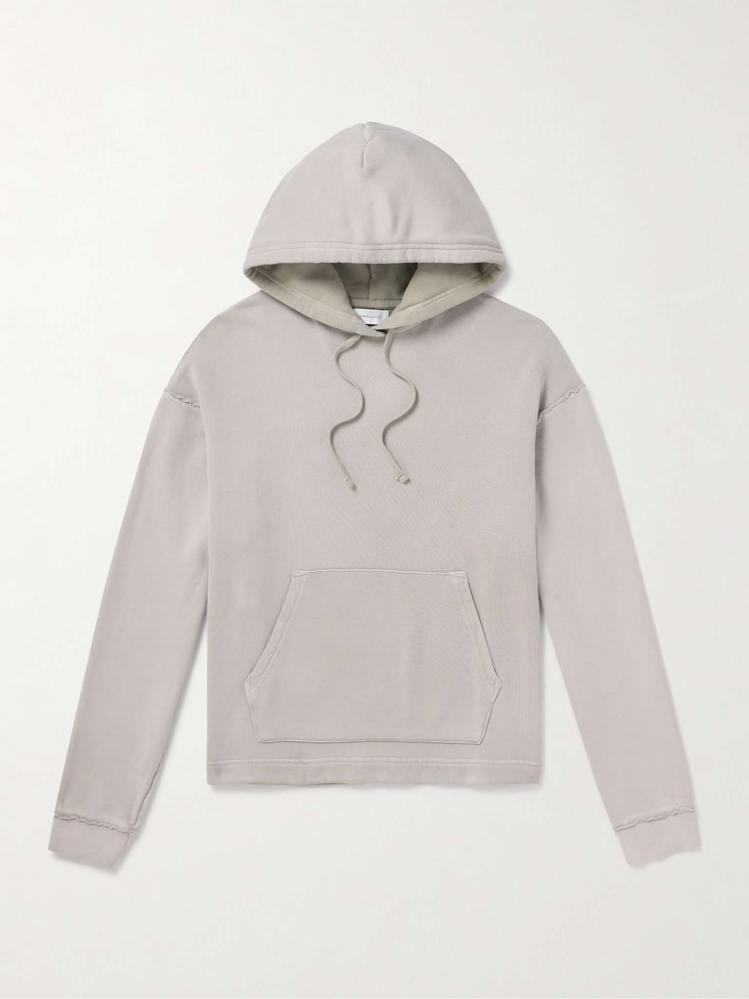 John Elliott Skeptic Distressed Cotton-Jersey Hoodie