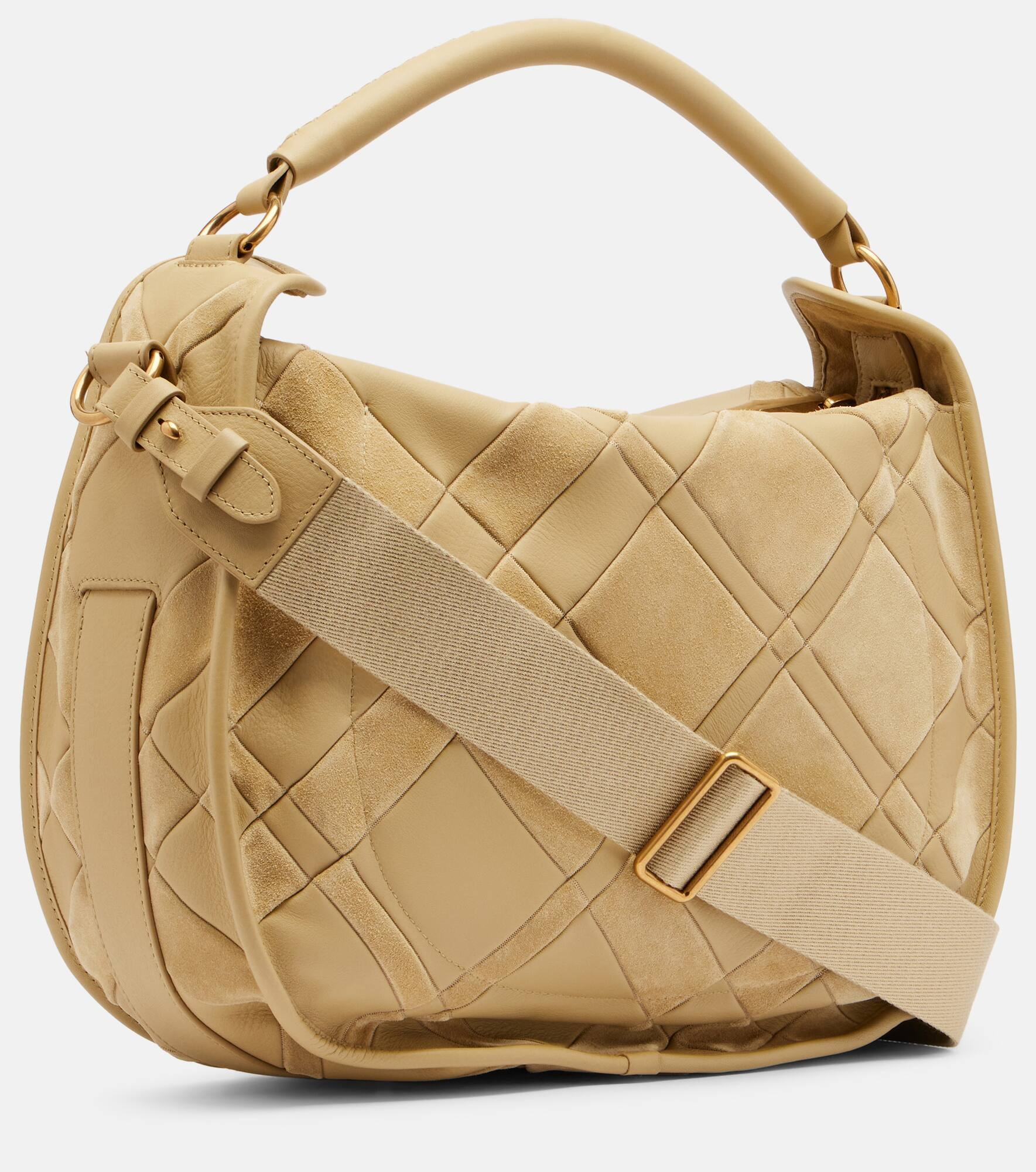 Medium leather shoulder bag - 4