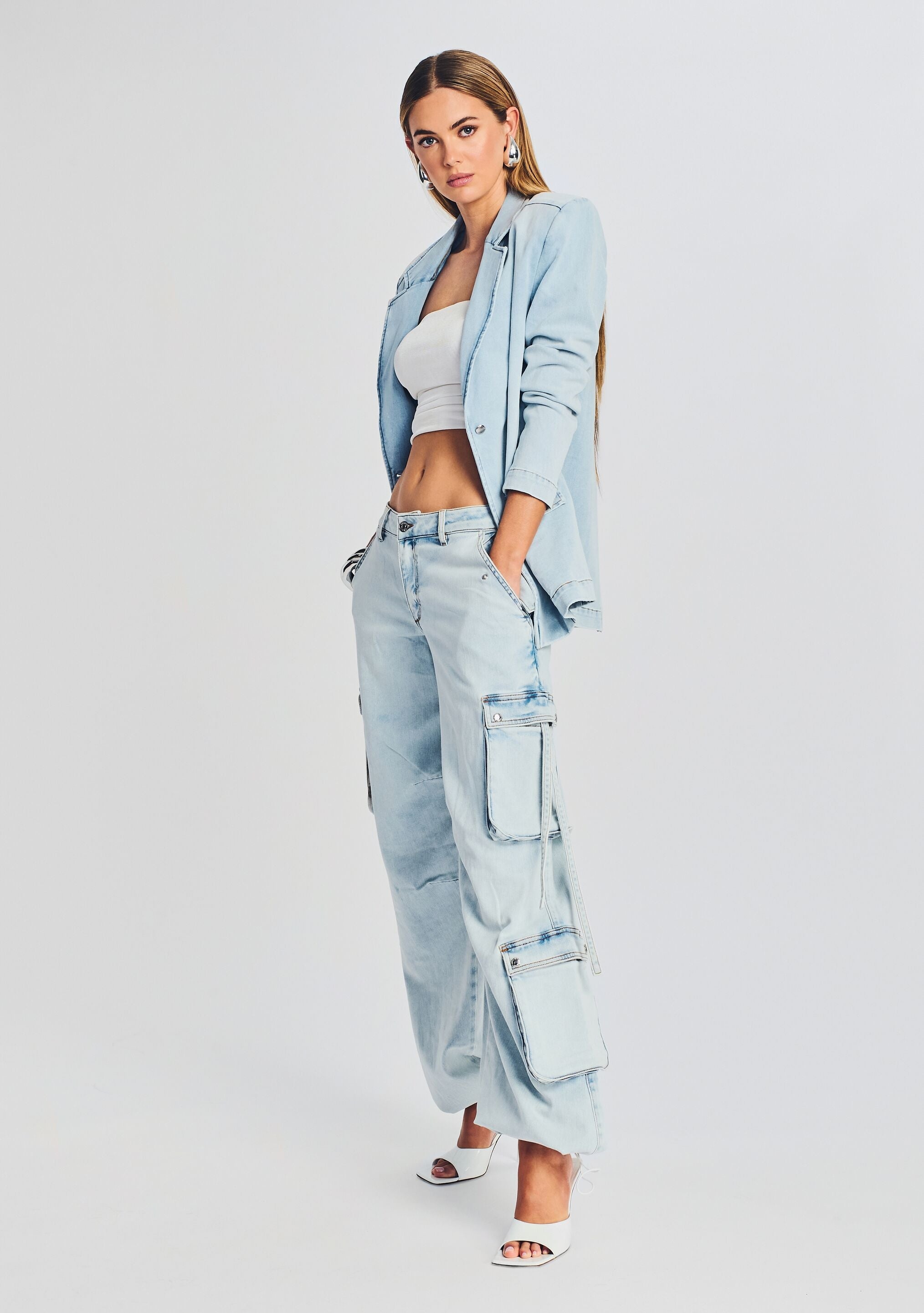 BECKETT DENIM BLAZER - 2