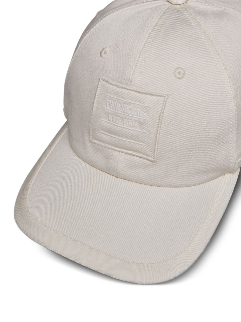 logo-embroidered cap - 4