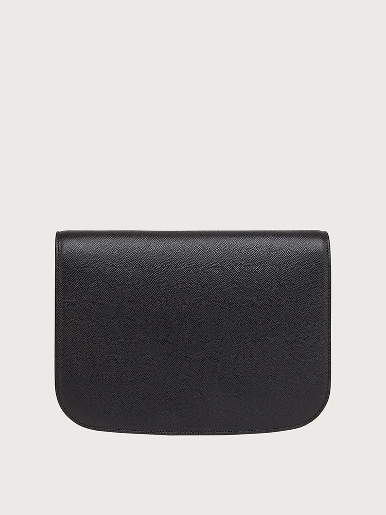 GANCINI ROUNDED FLAP BAG - 4