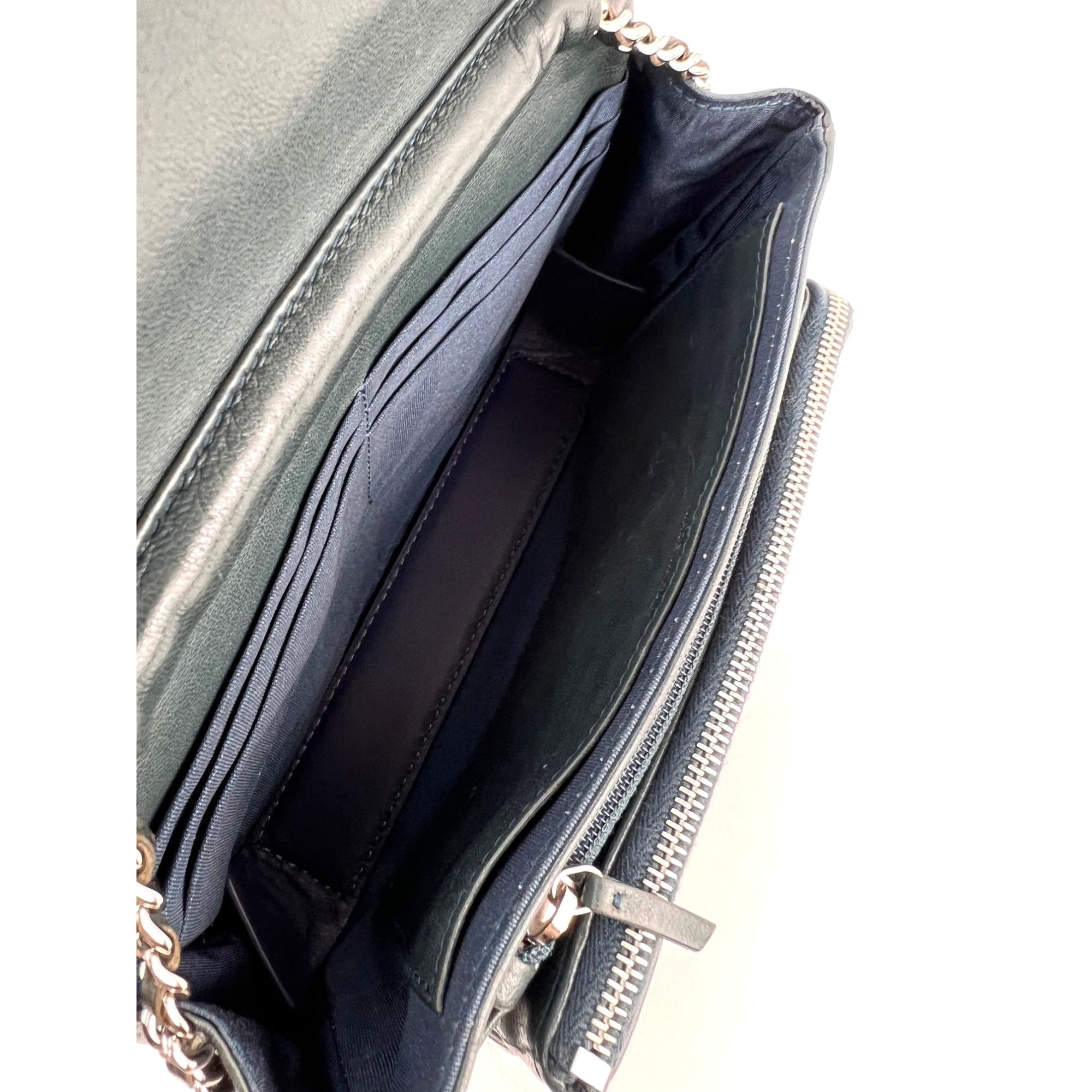Chanel Quilted Lambskin Stitched Wallet on a Chain Crossbody Bag - 12