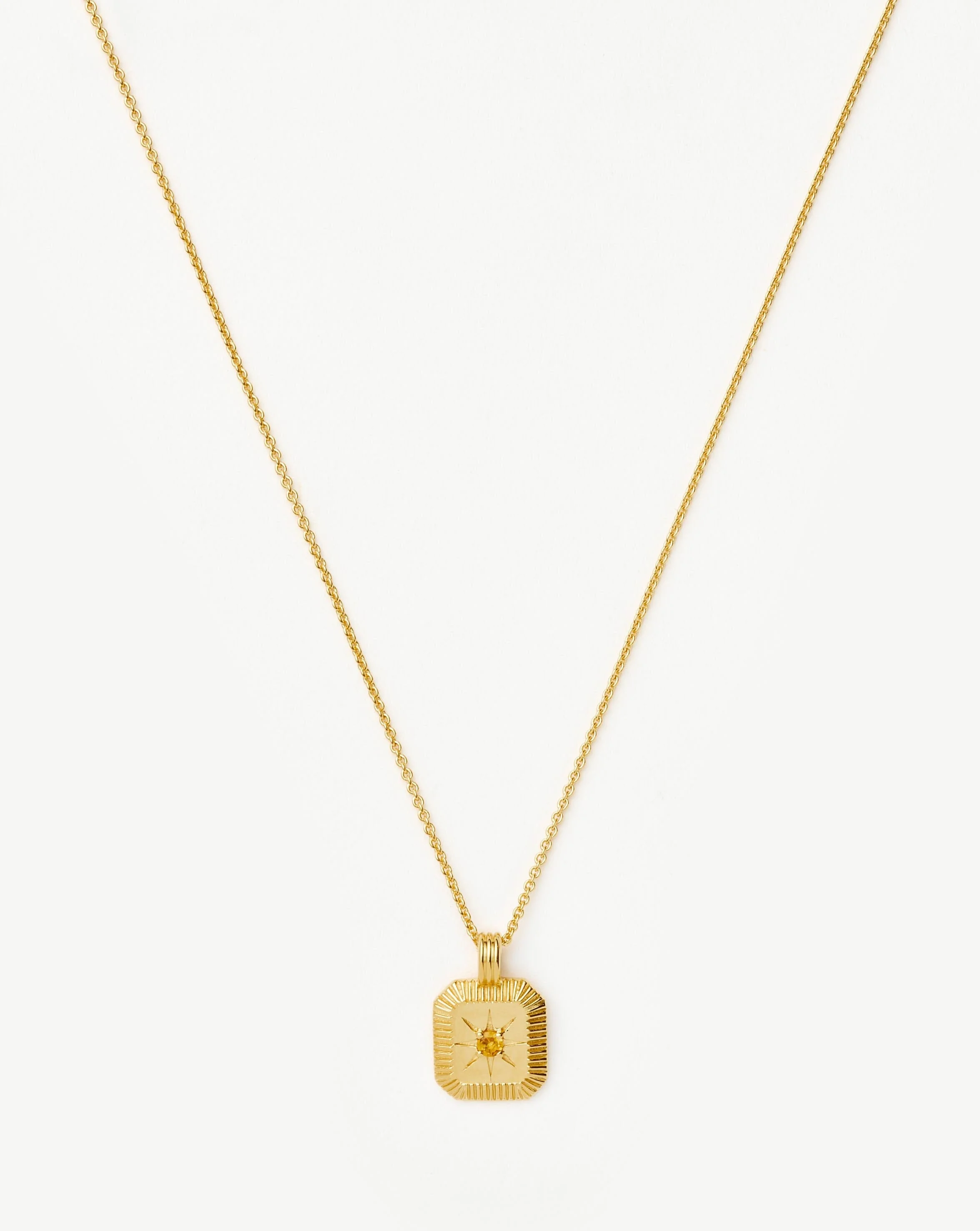 November Birthstone Pendant Necklace - 1