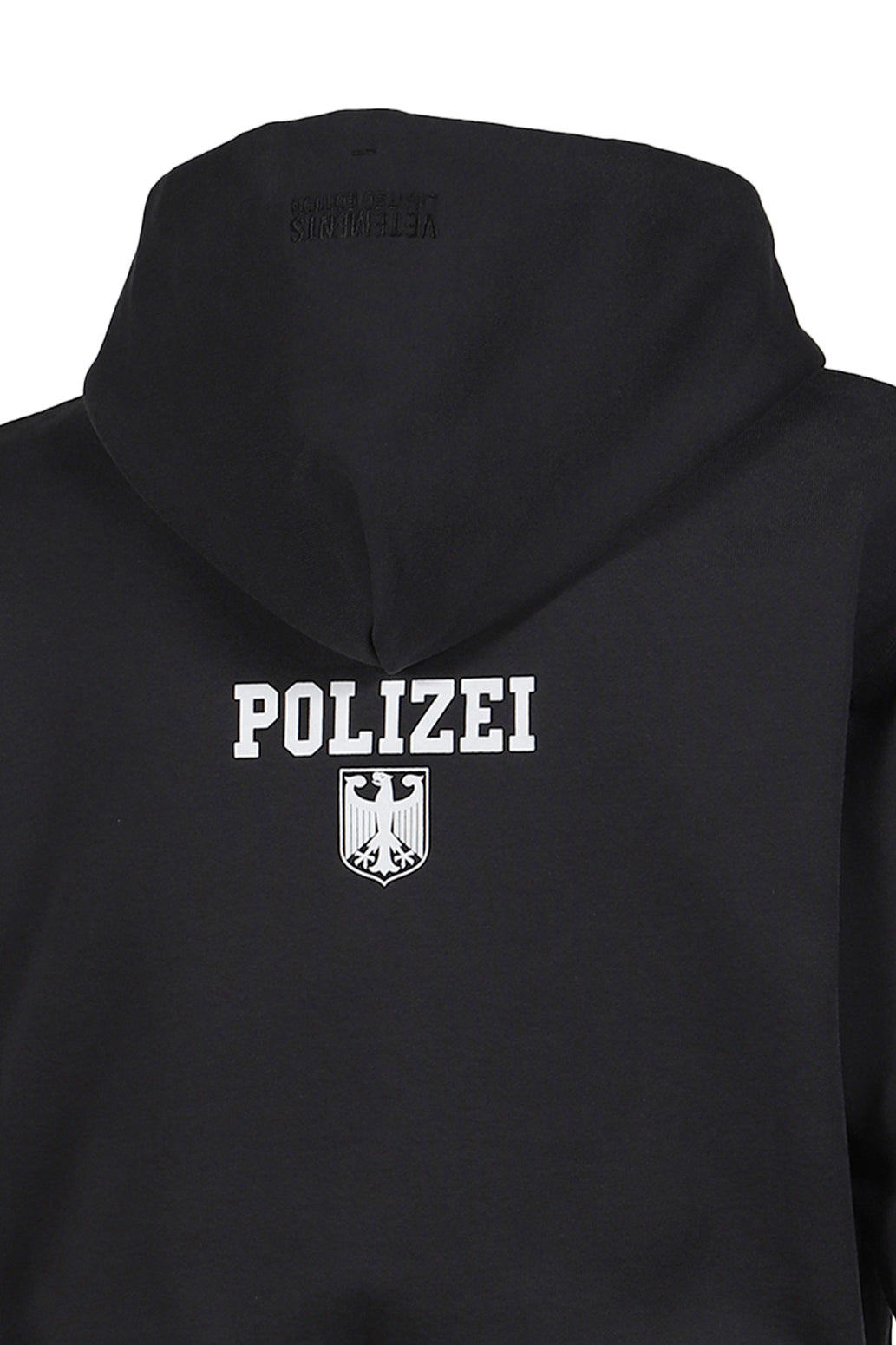 POLIZEI FITTED ZIP-UP HOODIE / BLK - 10