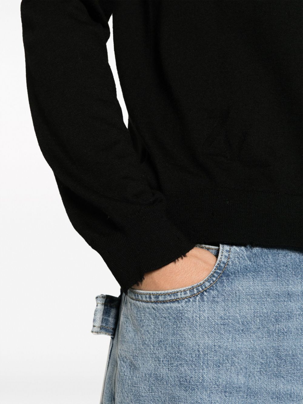 Bobby fine-ribbed raw-cut jumper - 6