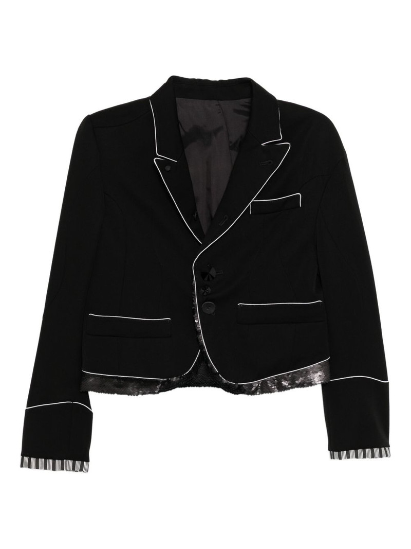 paillette-embellished blazer 1